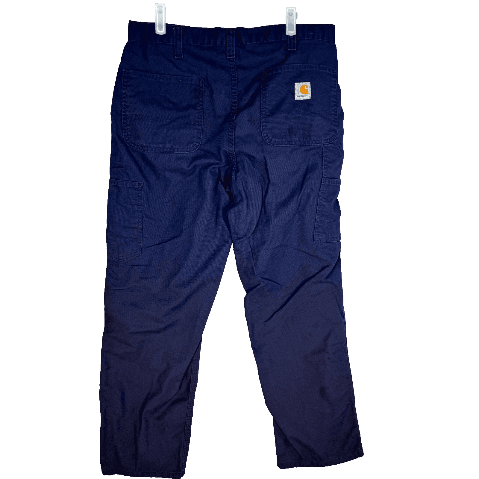 Carhartt Carpenter 74533-20 Pants Men 34x30 Navy Ripstop Relaxed Fit Workwear - Thumbnail 2