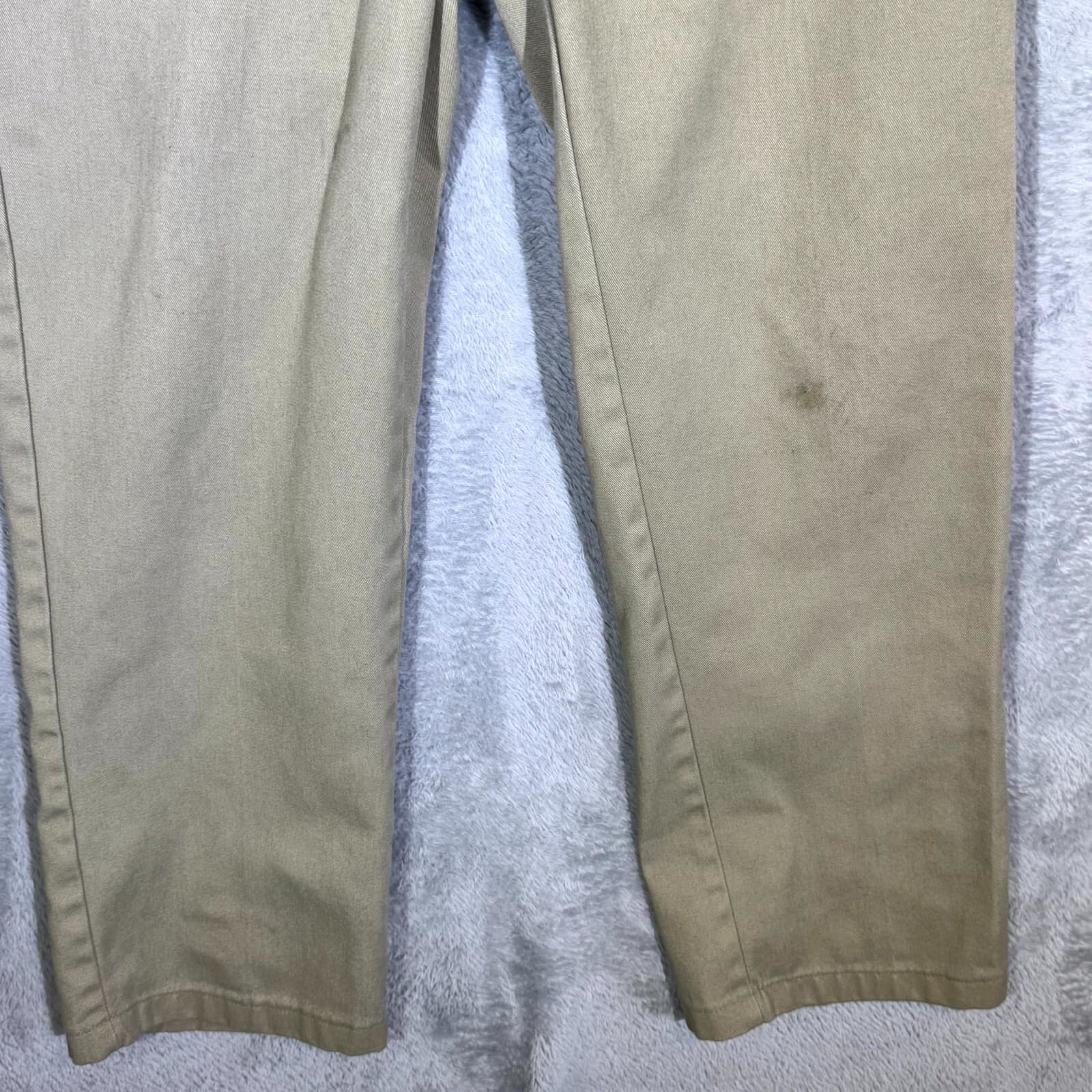 Dickies 874 Men’s Work Pants 34×33 Beige Original Fit High-Rise Straight Leg - Thumbnail 5