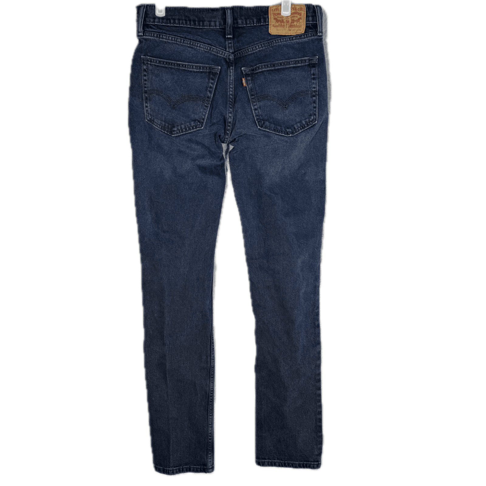 Levi's 511 Men's Jeans 32x34 Black Denim Stretch Slim Straight - Thumbnail 2