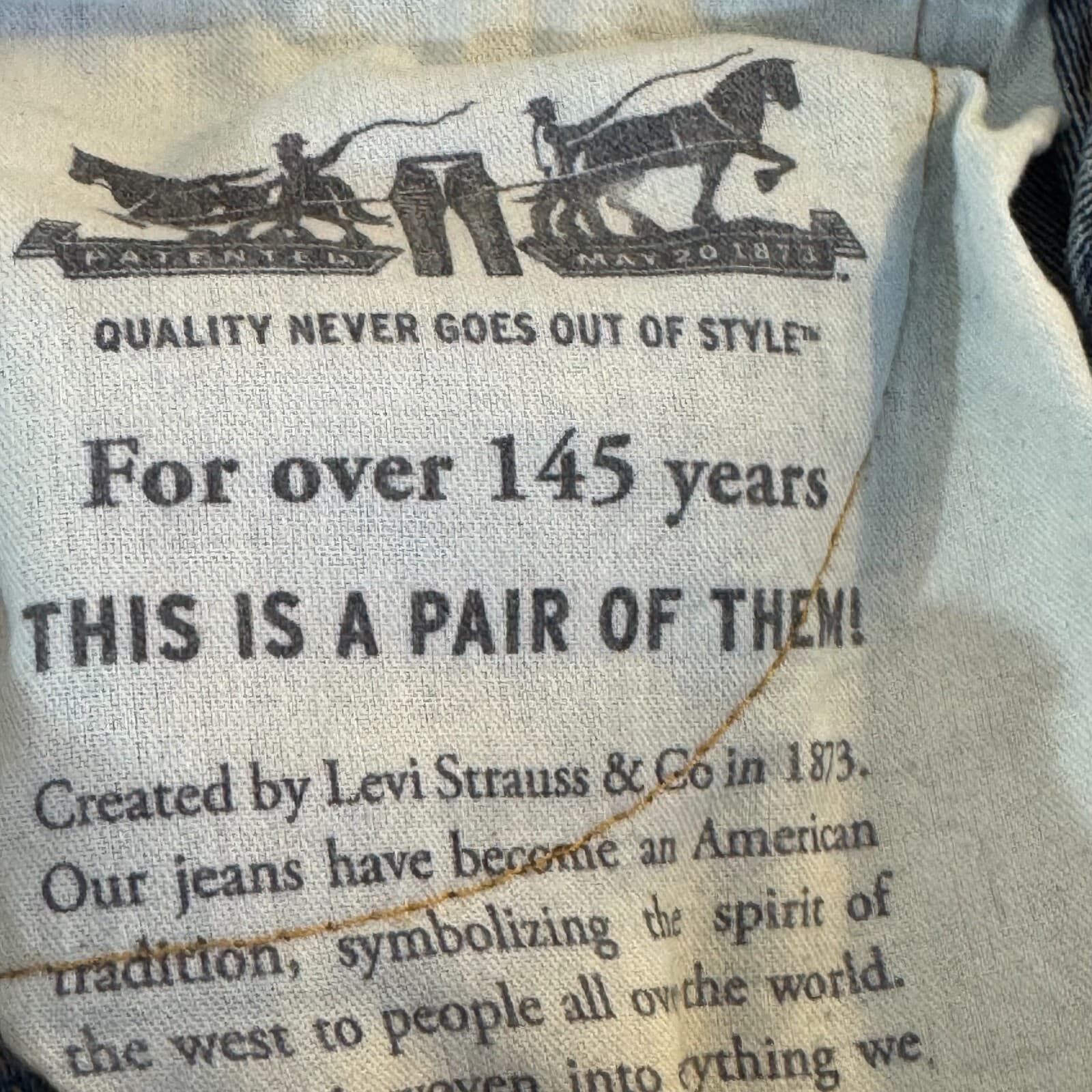 Levi’s 505 Men’s Jeans 32x34 Blue Denim Stretch Mid-Rise Straight Leg - Thumbnail 11