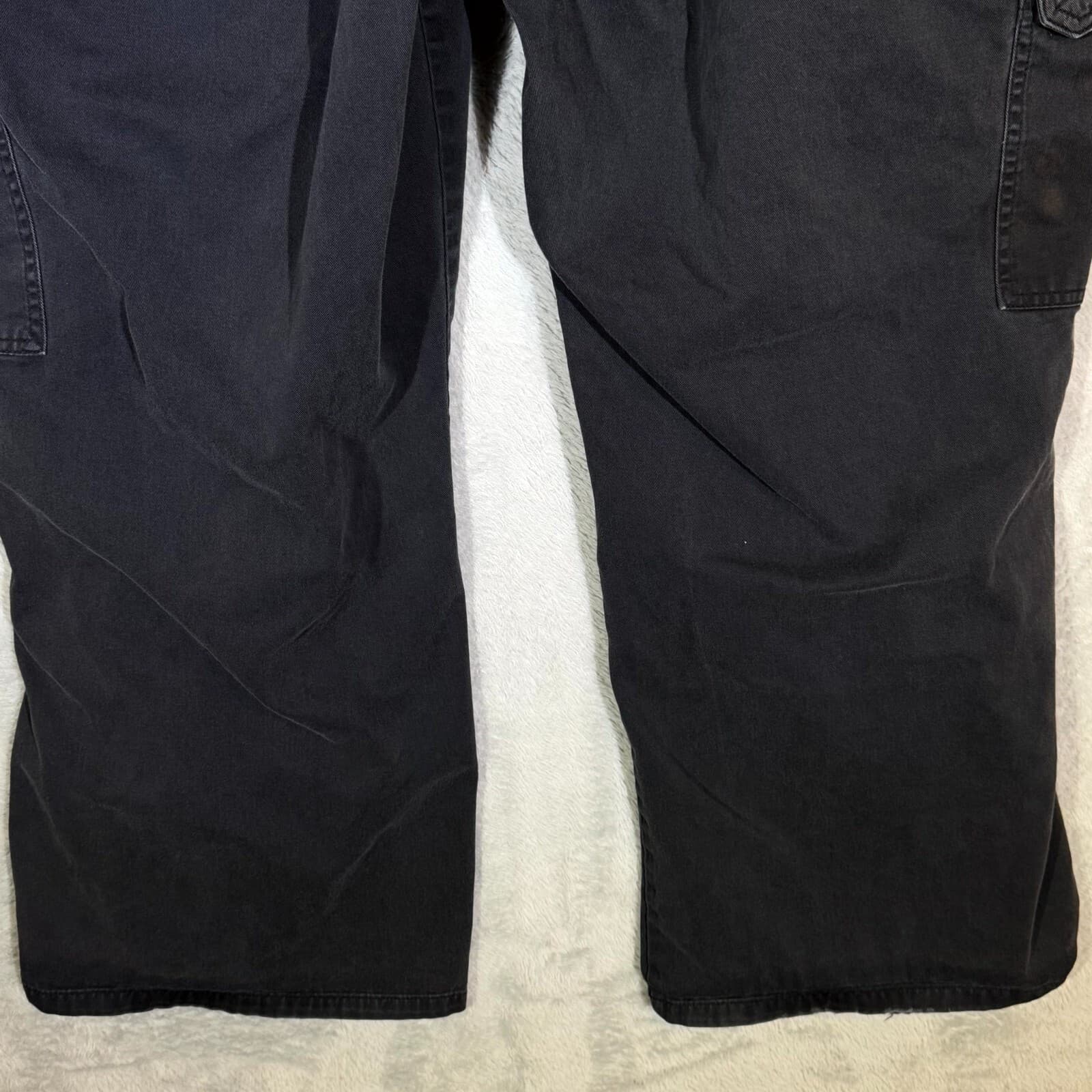 Dickies Men’s Cargo Pants 40×28 Black High-Rise Straight Leg Workwear Excellent - Thumbnail 11