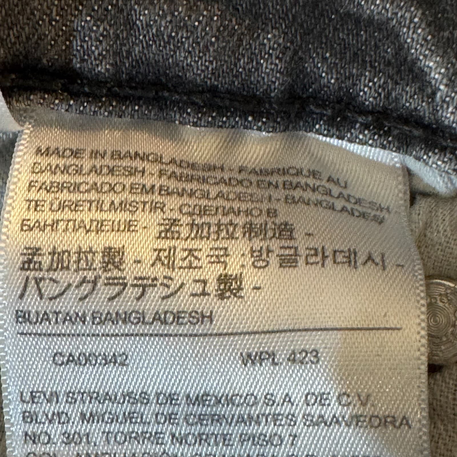 Levi's 512 Men's Jeans 30x30 Gray Denim Stretch Slim Tapered Fit - Thumbnail 12