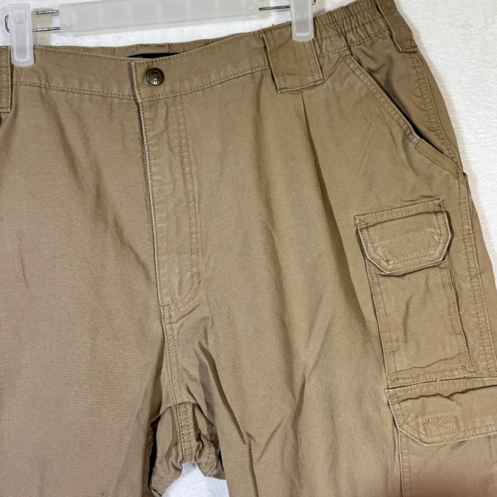 511 Tactical Cargo Pants Men 40x32 Beige 100 Percent Cotton Workwear Utility - Thumbnail 5