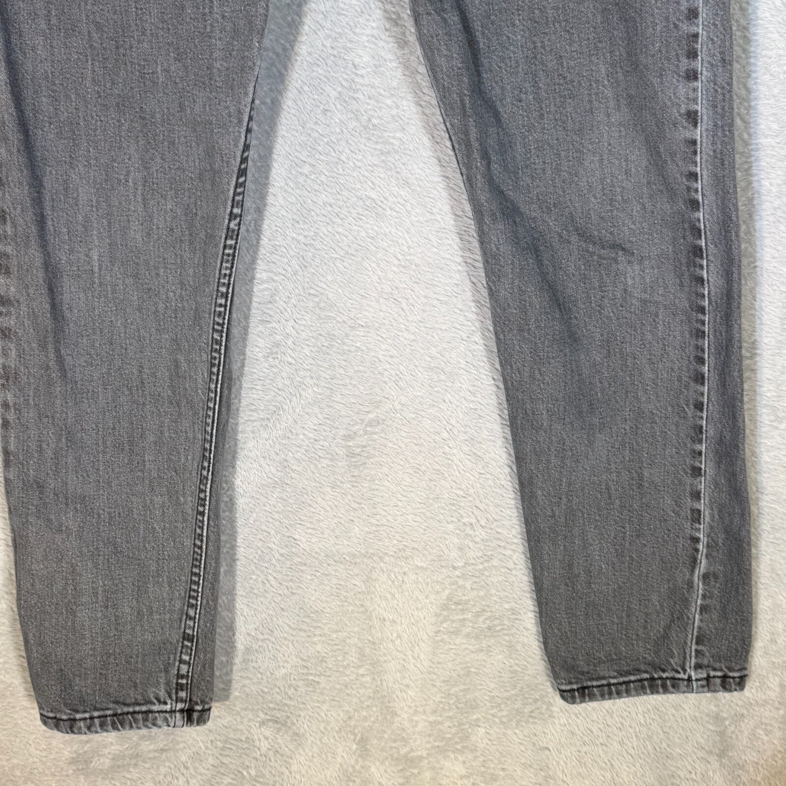 Levi's 512 Men's Jeans 30x30 Gray Denim Stretch Slim Tapered Fit - Thumbnail 5