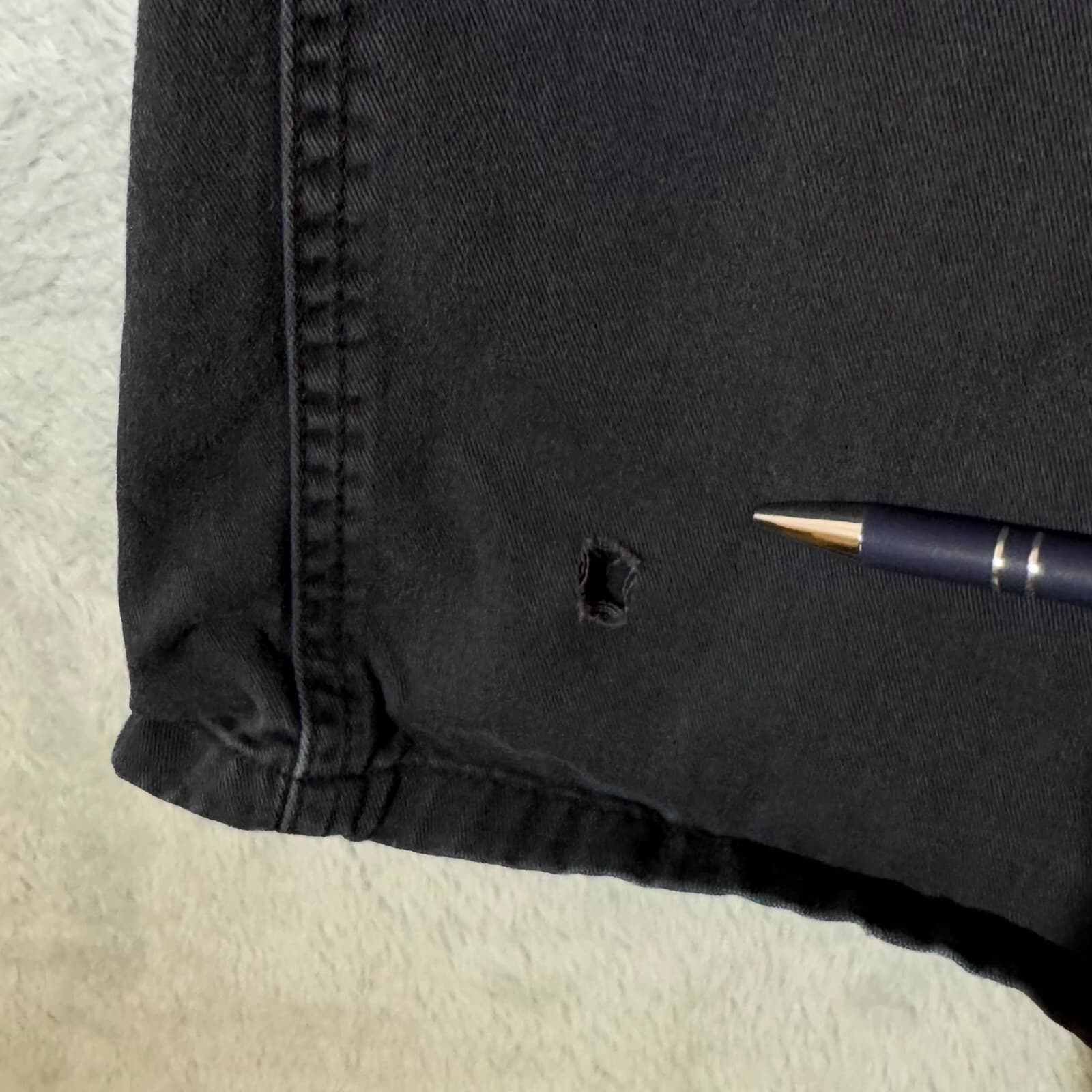 Dickies Men’s Cargo Pants 40×28 Black High-Rise Straight Leg Workwear Excellent - Thumbnail 7