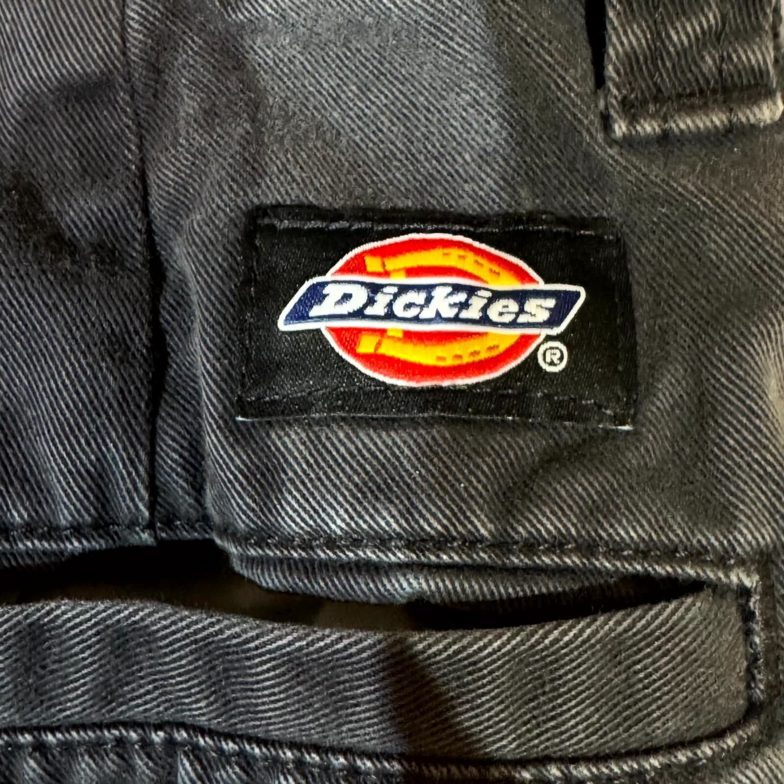 Dickies Men’s Cargo Pants 40×28 Black High-Rise Straight Leg Workwear Excellent - Thumbnail 12