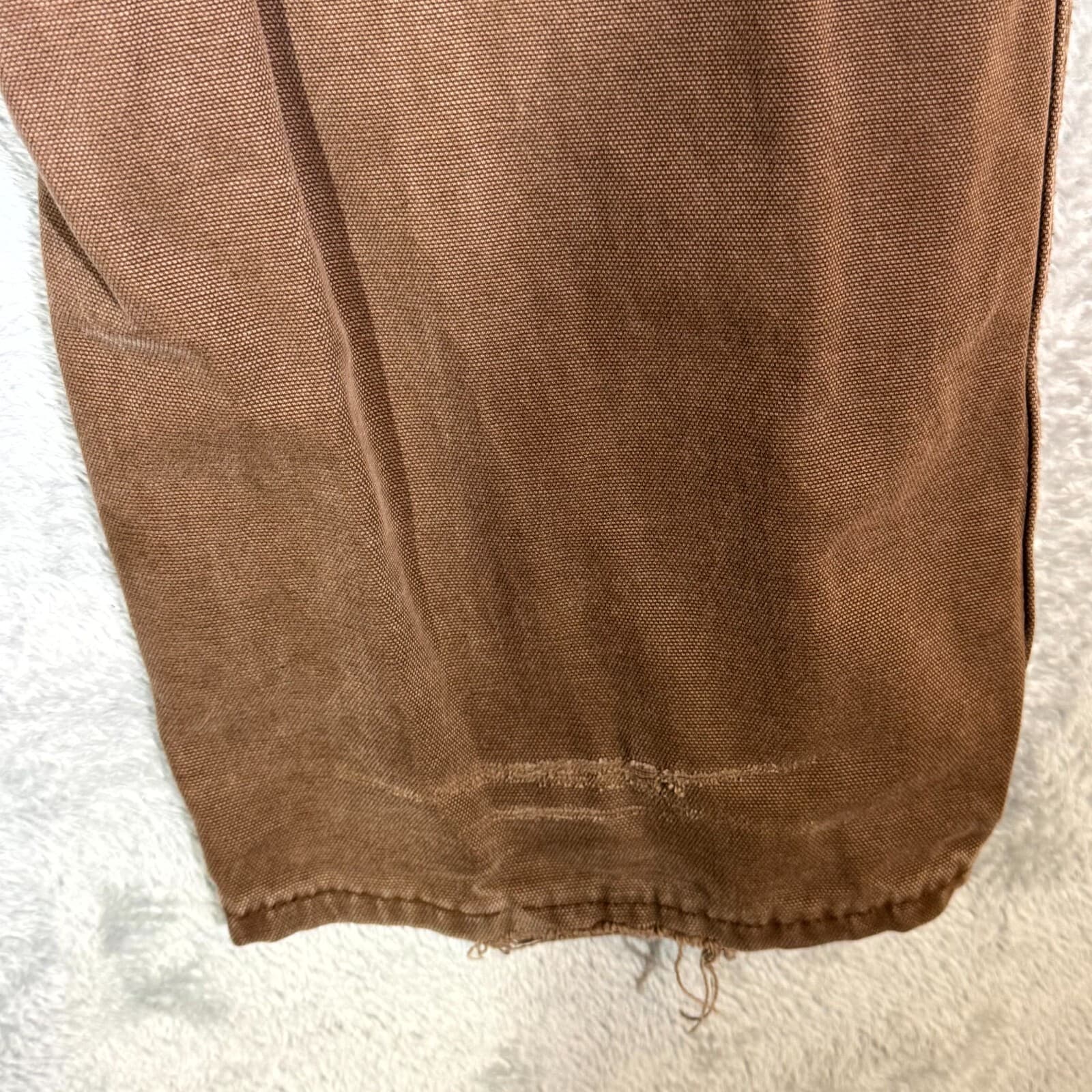 Dickies Carpenter Jeans Men 42x30 Brown 100 Percent Cotton Workwear Utility - Thumbnail 11