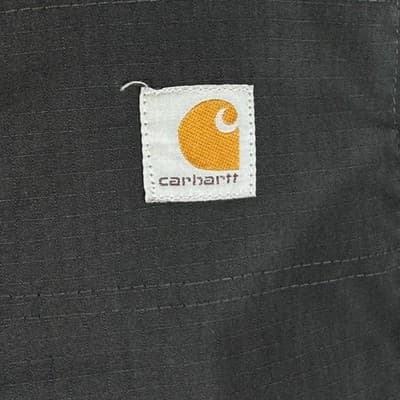 Carhartt Ripstop Pants Mens 36x30 Gray Relaxed Fit Utility Work Zipper Pocket - Thumbnail 8