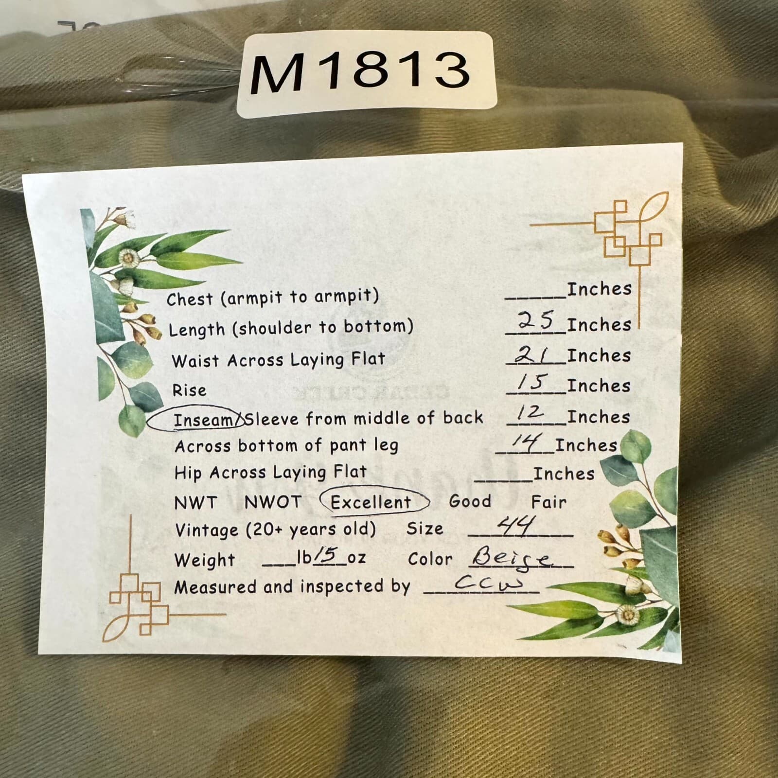 Dickies Work Shorts Mens 44 Beige Utility Cargo Workwear Durable Cotton - Thumbnail 7