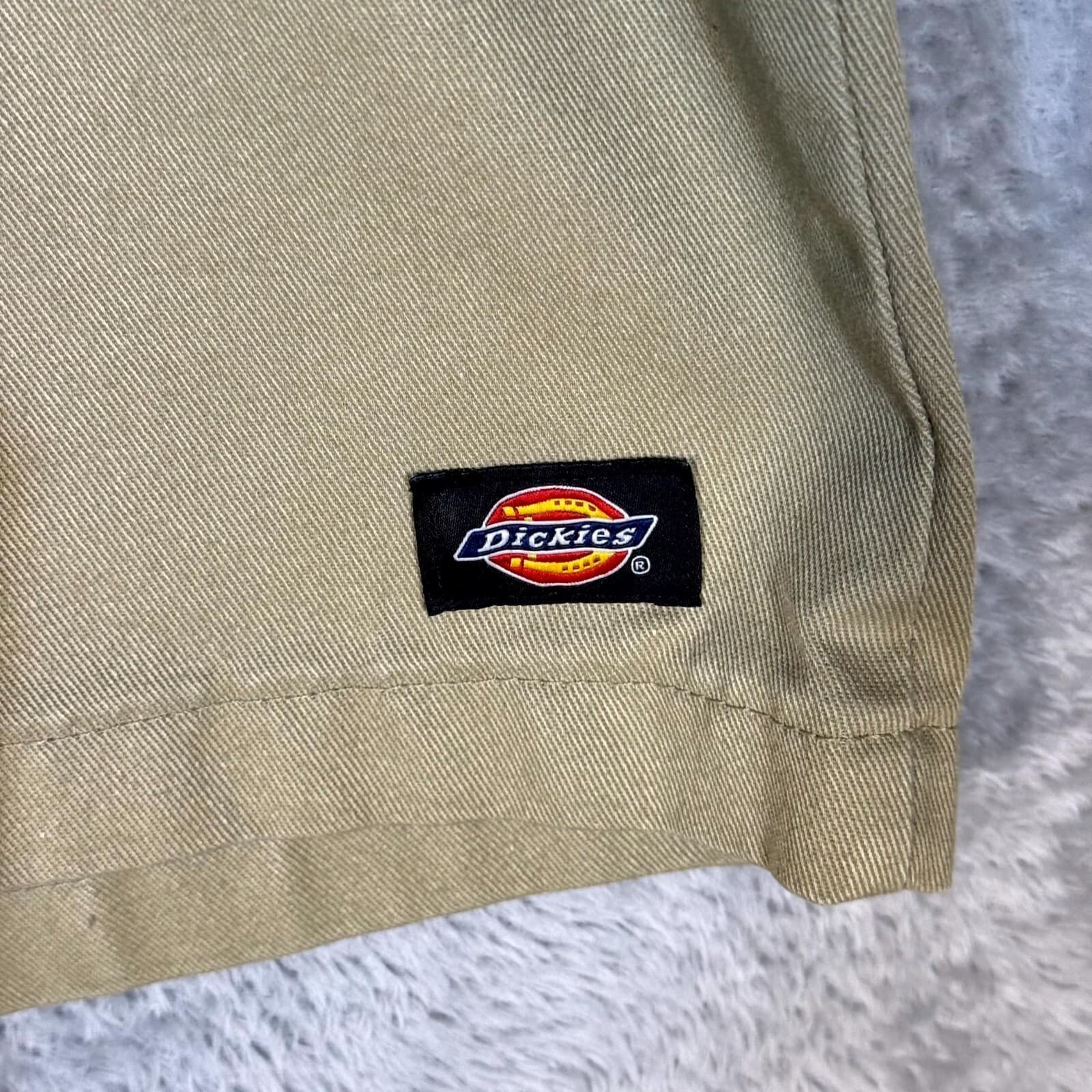 Dickies Work Shorts Mens 44 Beige Utility Cargo Workwear Durable Cotton - Thumbnail 3