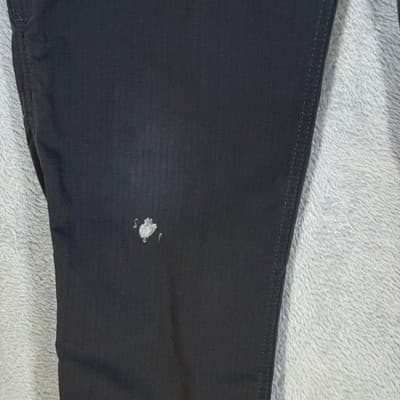 Carhartt Ripstop Pants Mens 36x30 Gray Relaxed Fit Utility Work Zipper Pocket - Thumbnail 3