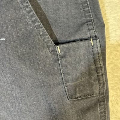 Carhartt Pants Mens 38x30 Navy Relaxed Fit Workwear Cargo Utility Stain Ripstop - Thumbnail 5