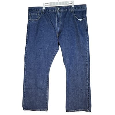 Levis 517 Jeans Mens 44x30 Blue Denim Bootcut Straight Leg 100% Cotton - Image 1