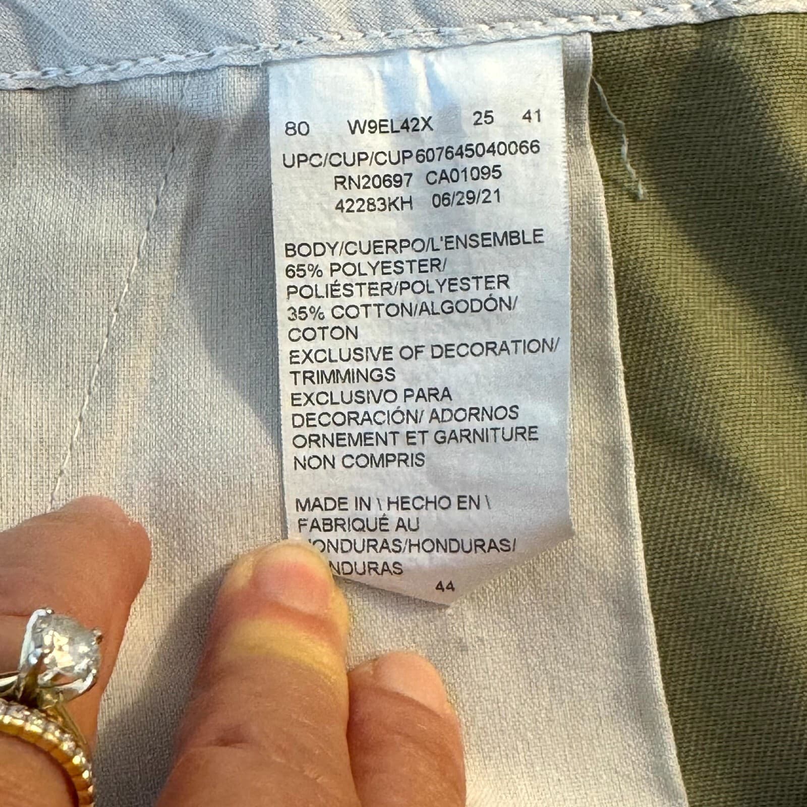 Dickies Work Shorts Mens 44 Beige Utility Cargo Workwear Durable Cotton - Thumbnail 5