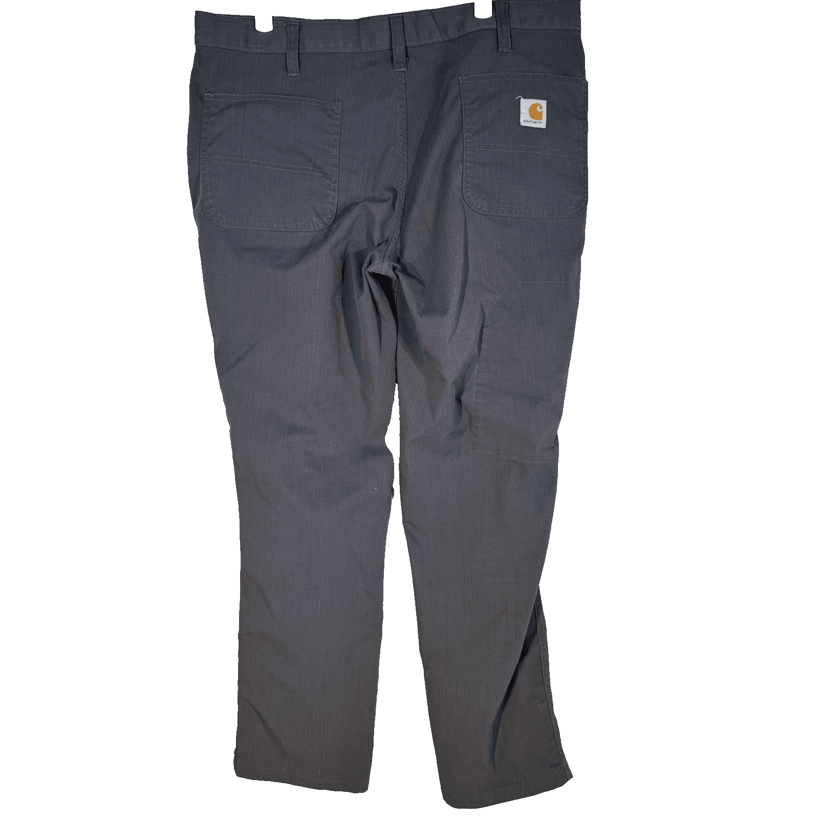 Carhartt Ripstop Pants Mens 36x30 Gray Relaxed Fit Utility Work Zipper Pocket - Thumbnail 2