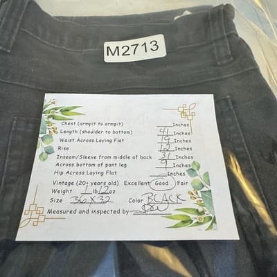 Dickies Pants Mens 36x32 Stretch Workwear Jeans Straight Leg Good Condition - Thumbnail 8