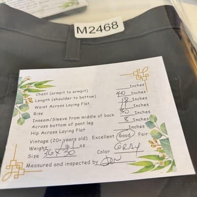 Carhartt Ripstop Pants Mens 36x30 Gray Relaxed Fit Utility Work Zipper Pocket - Thumbnail 12