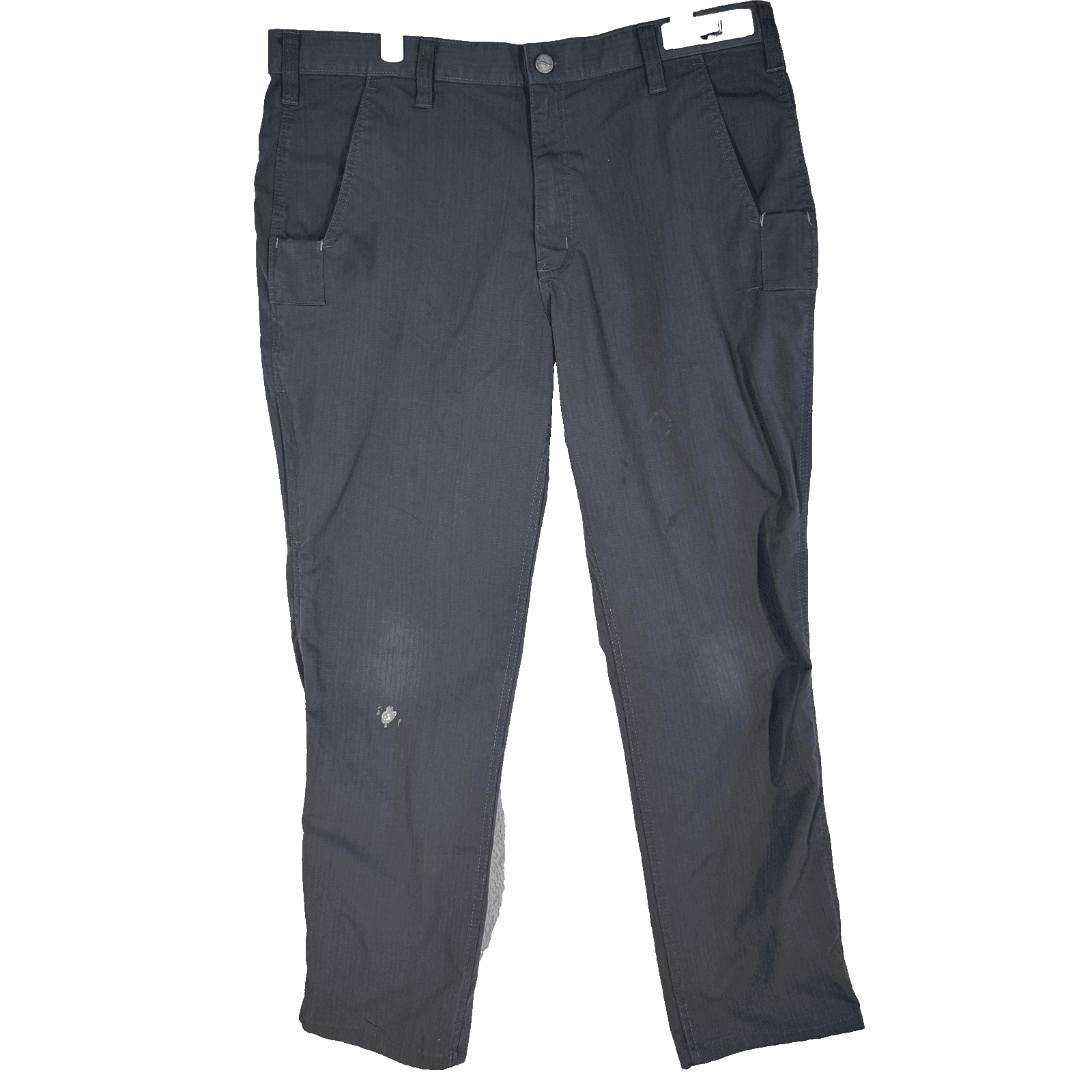 Carhartt Ripstop Pants Mens 36x30 Gray Relaxed Fit Utility Work Zipper Pocket - Image 1