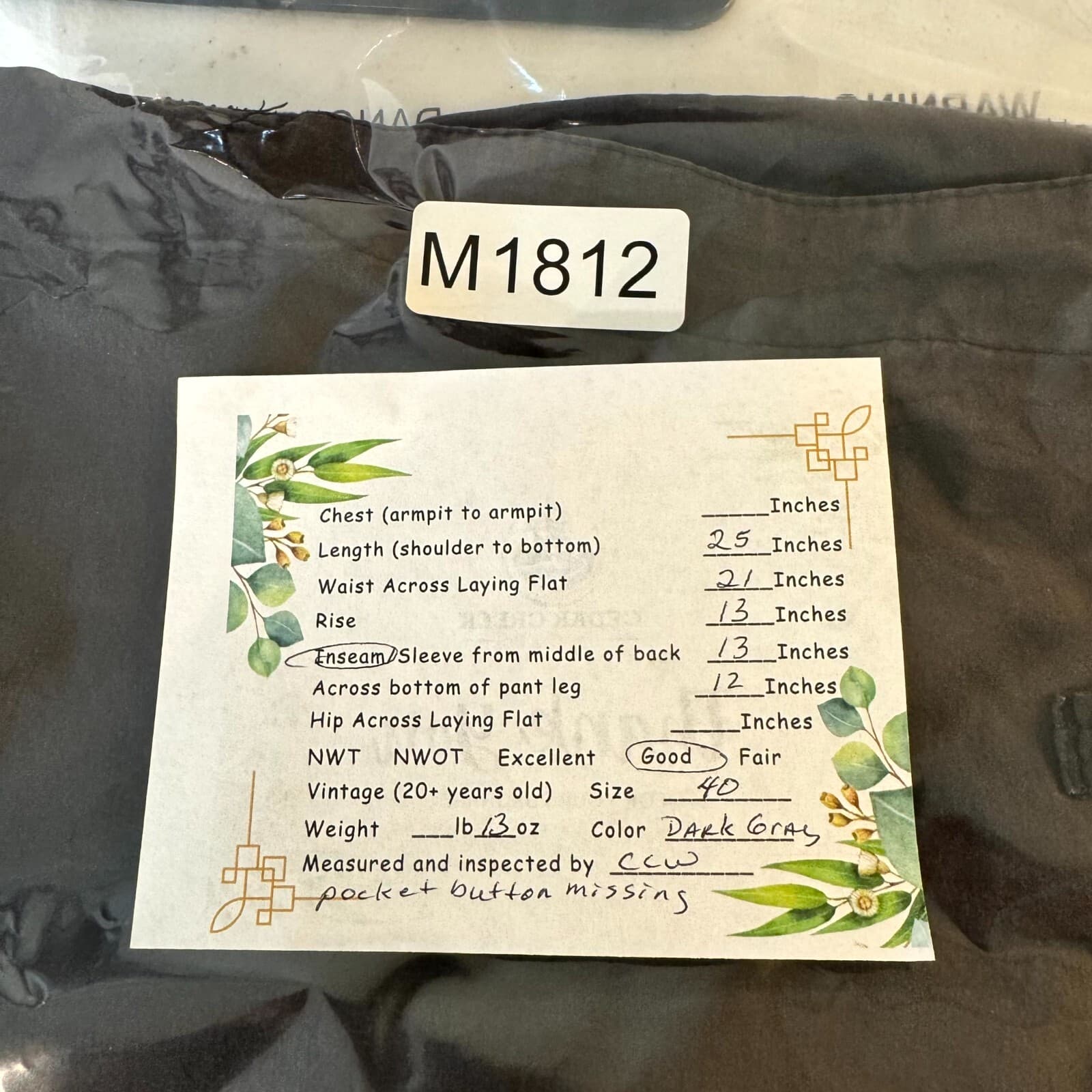 Ecko Unltd Cargo Shorts Men 40 Dark Gray Cotton Utility Pockets Streetwear - Thumbnail 7