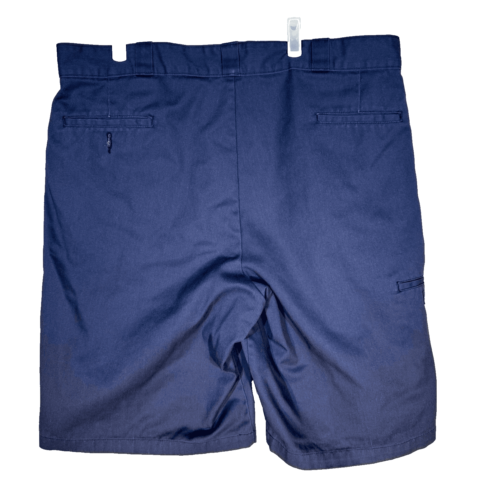 Dickies Men Workwear Shorts 42 Navy Mid-Rise Regular Fit Flat Front - Thumbnail 2