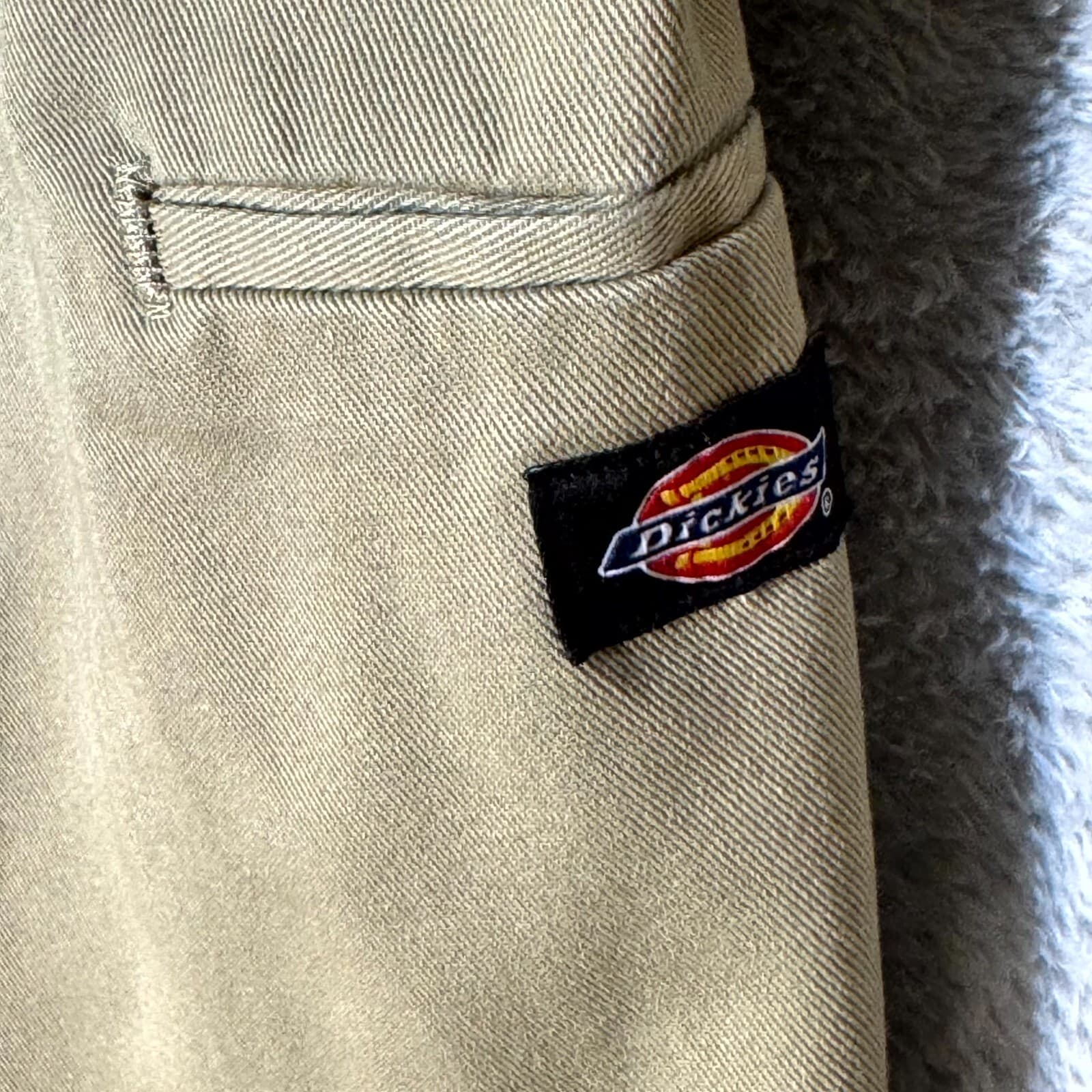 Dickies Work Shorts Mens 44 Beige Utility Cargo Workwear Durable Cotton - Thumbnail 4