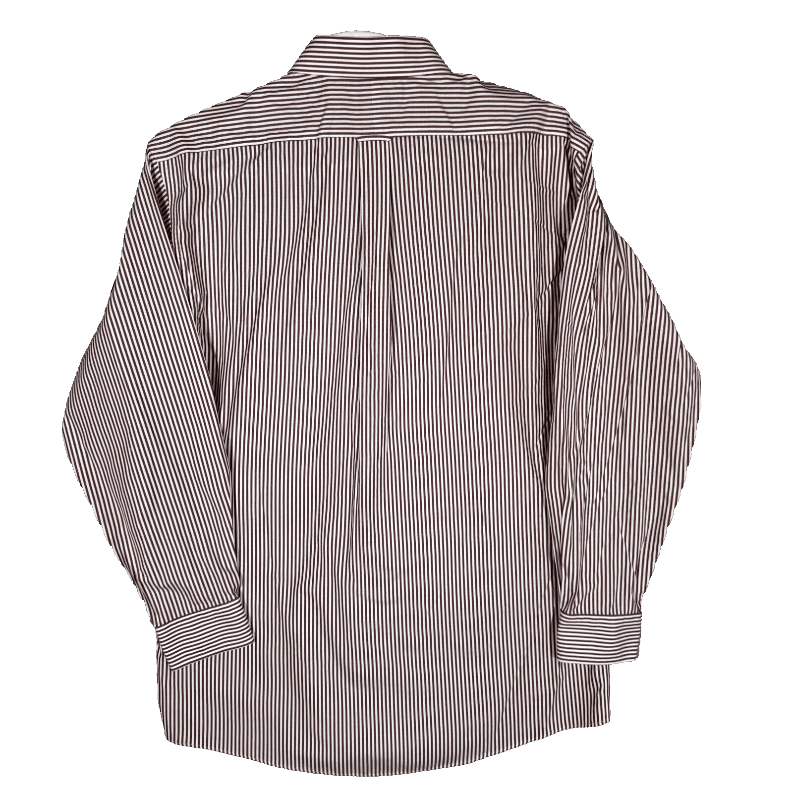 Gold Label Men's Dress Shirt 15.5/35 Red Striped 100% Cotton Career Formal - Thumbnail 2