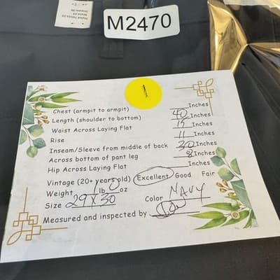 Carhartt Ripstop Pants Mens 29x30 Navy Relaxed Fit Utility Workwear Pockets Zip - Thumbnail 10