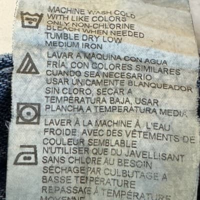 Dickies Carpenter Jeans Mens 34x30 Blue Denim Workwear Relaxed Fit Utility Pants - Thumbnail 8