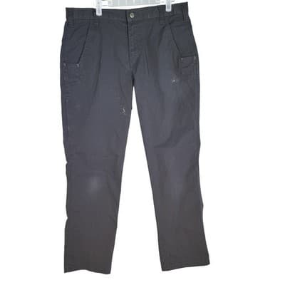 Carhartt Pants Mens 34x32 Gray Relaxed Fit Ripstop Workwear Utility Zip Pocket - Image 1