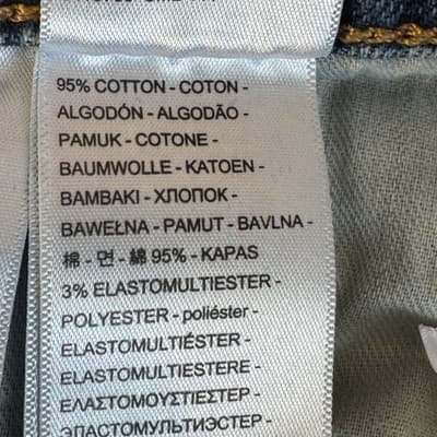 Levis 511 Jeans Mens 40x32 Blue Slim Fit Stretch Tapered Leg Denim Pants 511 - Thumbnail 5