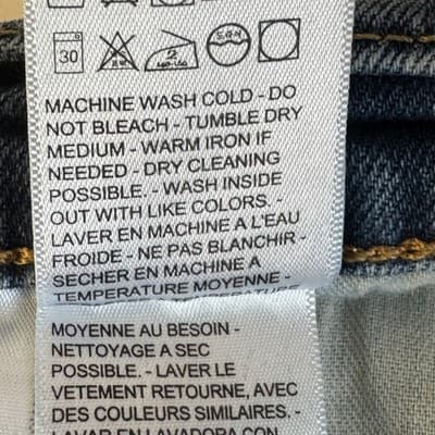 Levis 511 Jeans Mens 40x32 Blue Slim Fit Stretch Tapered Leg Denim Pants 511 - Thumbnail 6