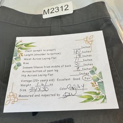 Carhartt Pants Mens 34x32 Gray Relaxed Fit Ripstop Workwear Utility Zip Pocket - Thumbnail 12