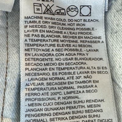 Levis 501 Jeans Mens 40x30 Blue Distressed Button Fly Whiskered Denim Pants - Thumbnail 9