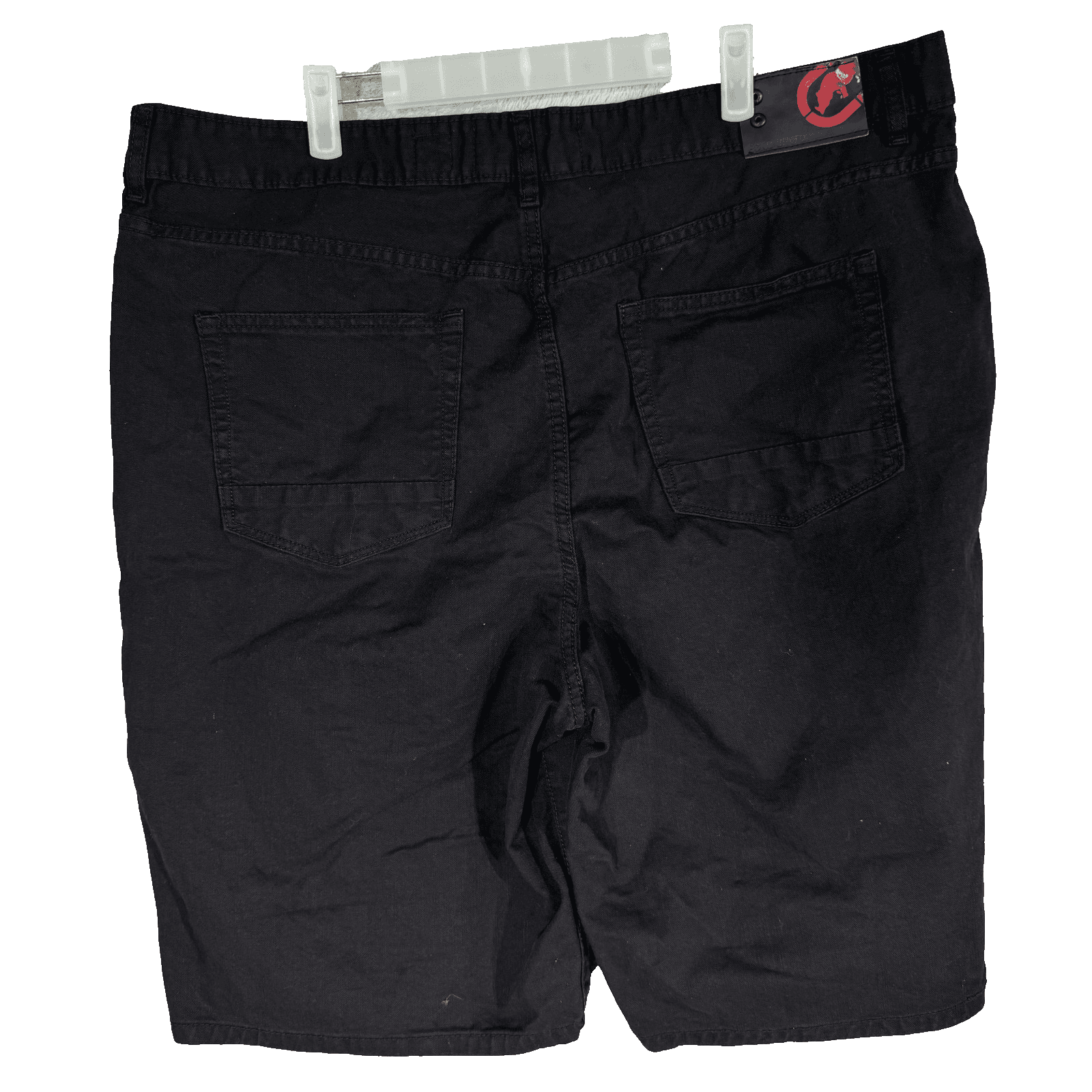 Ecko Unltd Shorts Mens 36 Black Rawthentic Denim Cotton Casual Relaxed Fit - Thumbnail 2