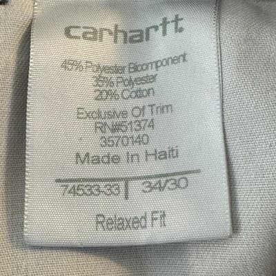 Carhartt Pants Mens 34x30 Gray Relaxed Fit Ripstop Workwear Utility Carpenter - Thumbnail 10