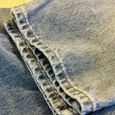 Levis 550 Jeans Mens 48x29 Blue Medium Wash Relaxed Tapered Denim Mid Rise - Thumbnail 8