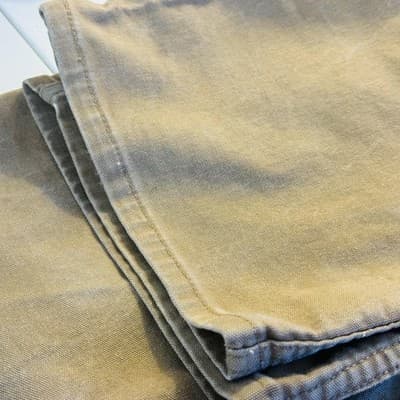 Levi's Pants Mens 38x33 Brown Carpenter Slim Taper Canvas Stretch Workwear - Thumbnail 9