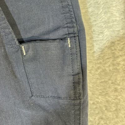 Carhartt Pants Mens 38x29 Navy Relaxed Fit Workwear Utility Pockets Distressed - Thumbnail 5