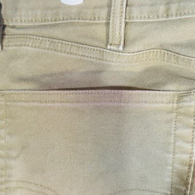 Levi's Pants Mens 38x33 Brown Carpenter Slim Taper Canvas Stretch Workwear - Thumbnail 3