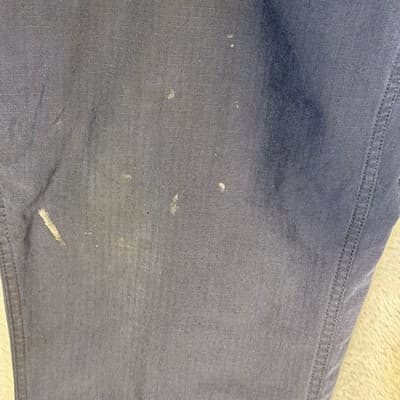 Carhartt Pants Mens 38x29 Navy Relaxed Fit Workwear Utility Pockets Distressed - Thumbnail 3