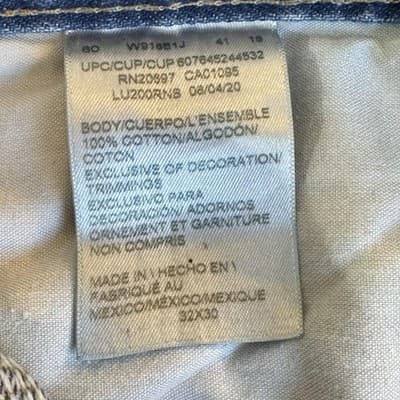 Dickies Carpenter Jeans Mens 36x30 Blue Workwear Utility W918 100% Cotton Denim - Thumbnail 6