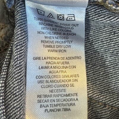 Lucky Brand Jeans Womens 20 Blue Authentic Skinny Stretch Denim Whiskered Plus - Thumbnail 8