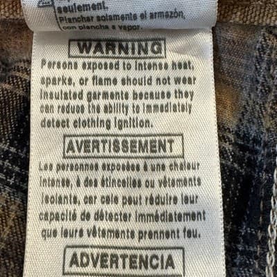 Carhartt Pants Mens 44x32 Brown Flannel Lined Duck Dungaree Work B111 Carpenter - Thumbnail 7