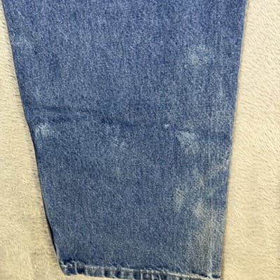 Dickies Carpenter Jeans Mens 36x30 Blue Workwear Utility W918 100% Cotton Denim - Thumbnail 3