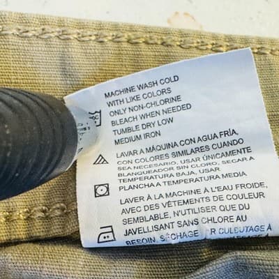 Dickies Shorts Mens 40 Beige Chino Flat Front Stretch Cotton Spandex 12 Inseam - Thumbnail 5