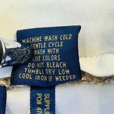 Polo Ralph Lauren Khakis Mens 32x32 Beige Cotton Flat Front Chino Pants - Thumbnail 7