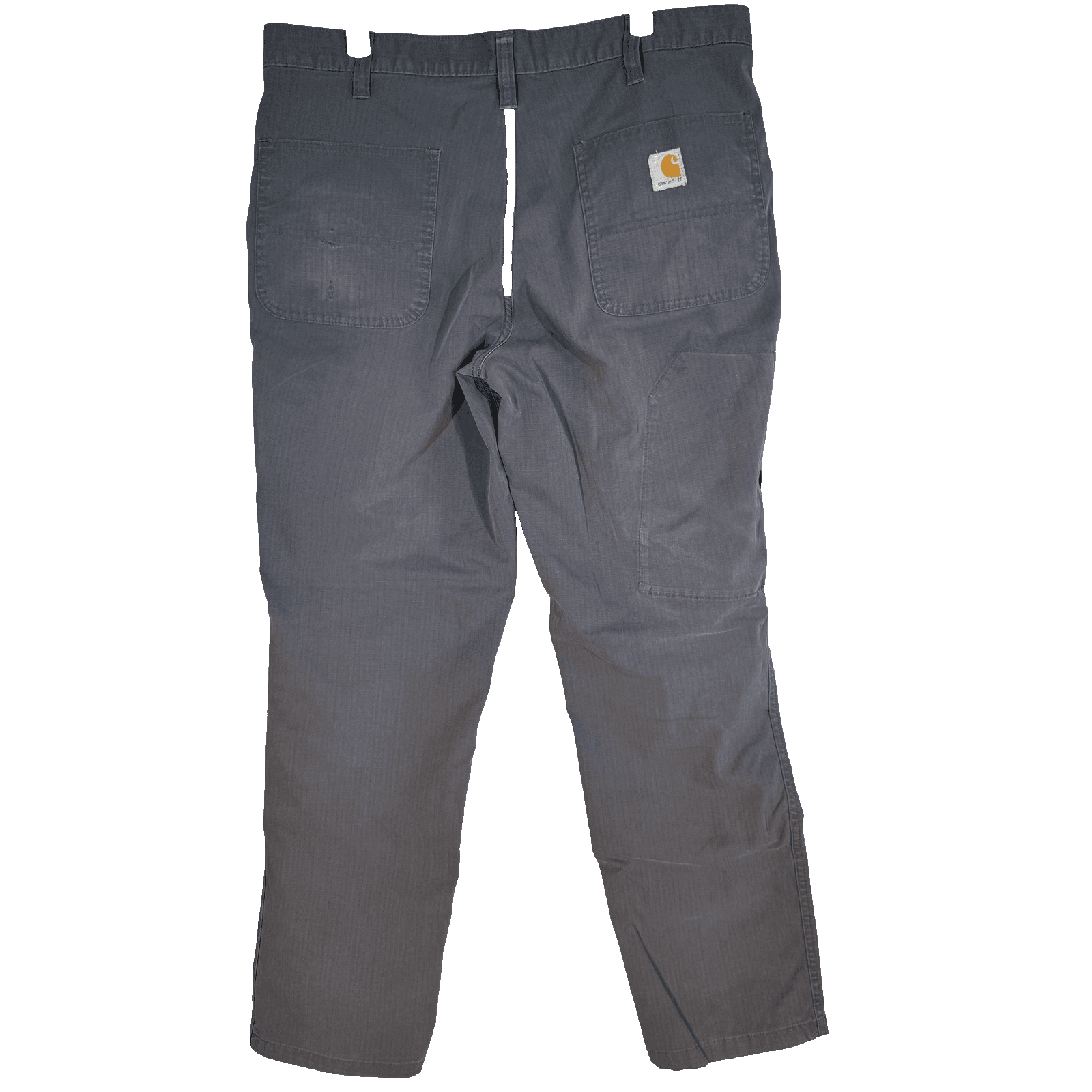 Carhartt Pants Mens 34x30 Gray Ripstop Relaxed Fit Workwear Utility Distressed - Thumbnail 2
