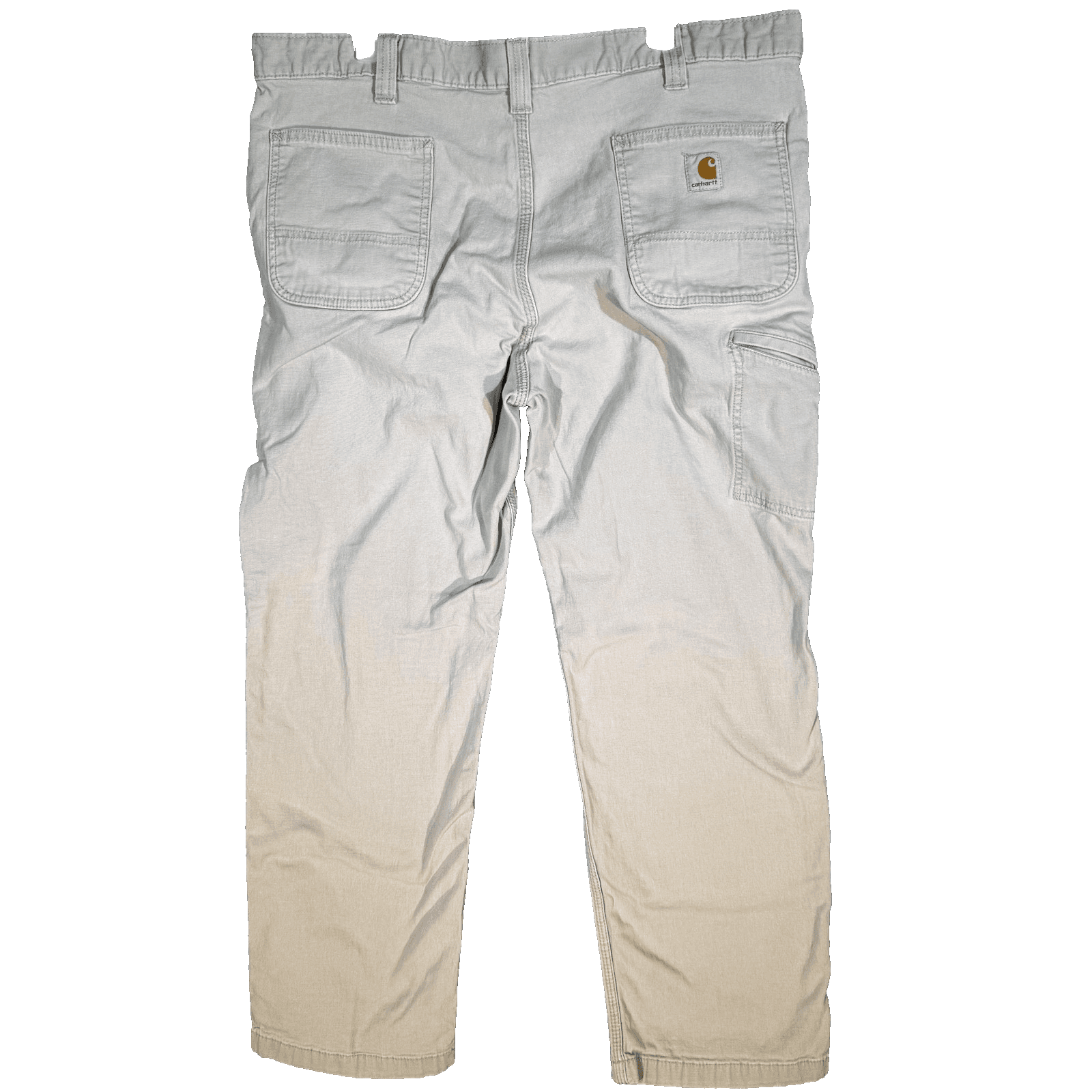 Carhartt Pants Mens 40x29 Beige Relaxed Fit Utility Work Twill Carpenter Canvas - Thumbnail 2