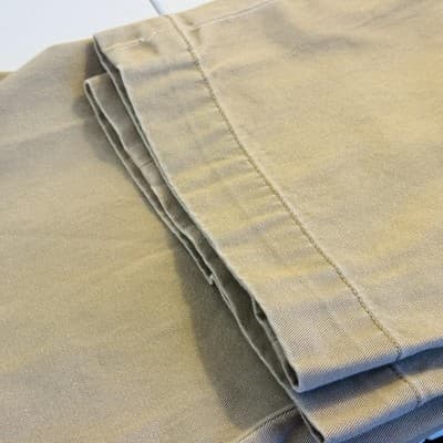 Polo Ralph Lauren Khakis Mens 32x32 Beige Cotton Flat Front Chino Pants - Thumbnail 9