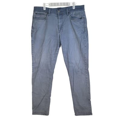 Lucky Brand Jeans Mens 36x31 Light Blue 121 Slim Straight Stretch Denim Casual - Image 1